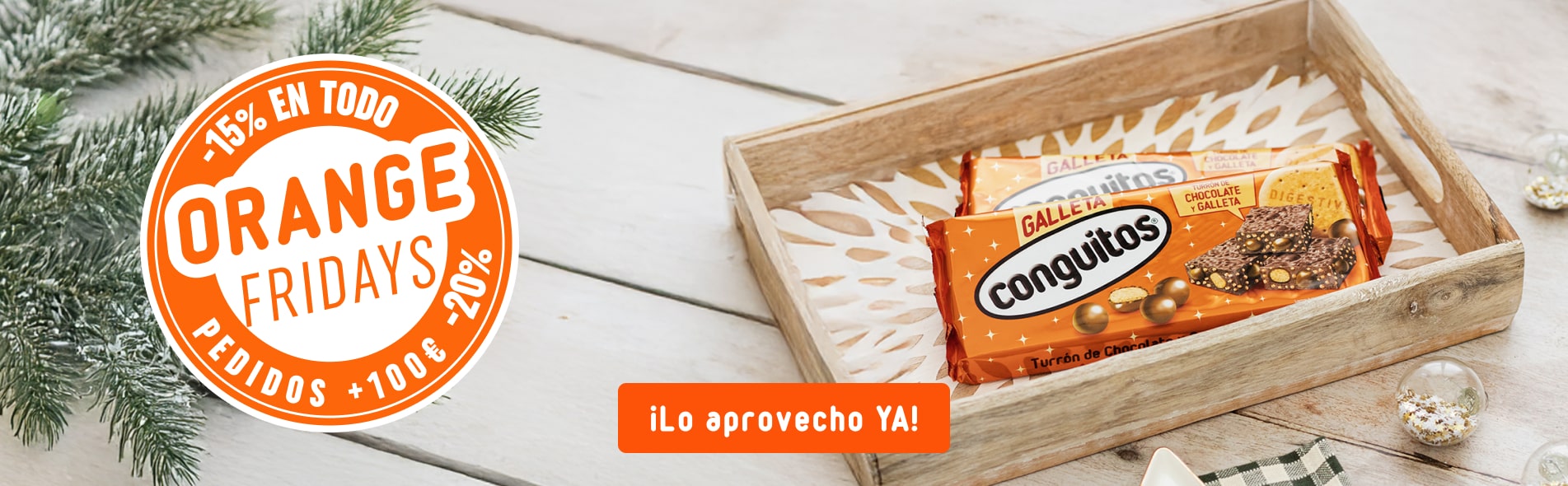 Orange Fridays en Conguitos Navidad